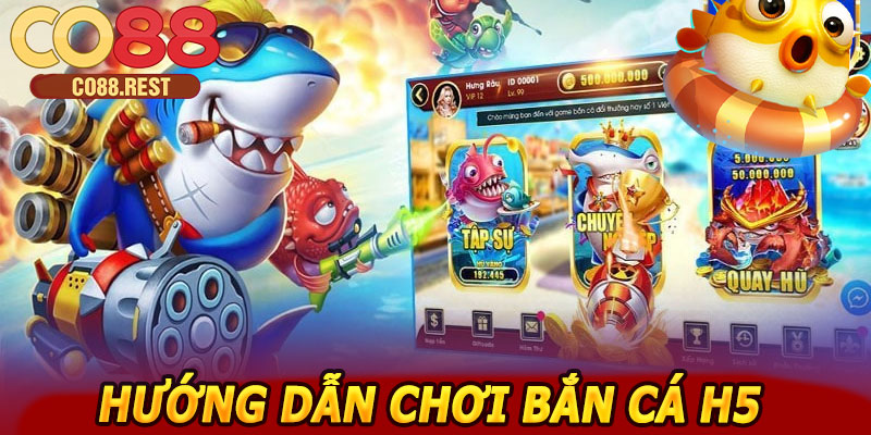 Hướng dẫn chơi Bắn cá H5 CO88