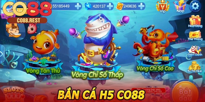 Tham gia Bắn Cá H5 CO88 – Trúng thưởng cực khủng mỗi ngày
